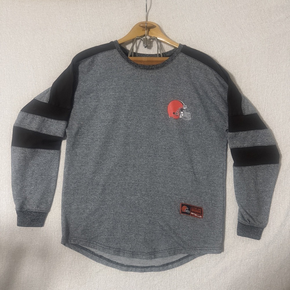 Cleveland Browns Shirt Mens Medium NFL Football Long Sleeve Team Apparel 10155